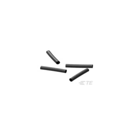 Raychem Heat Shrink Tube, Dual Wall, 4:1 I.D. Shrink Ratio, Black, 48.031 in 063725P022